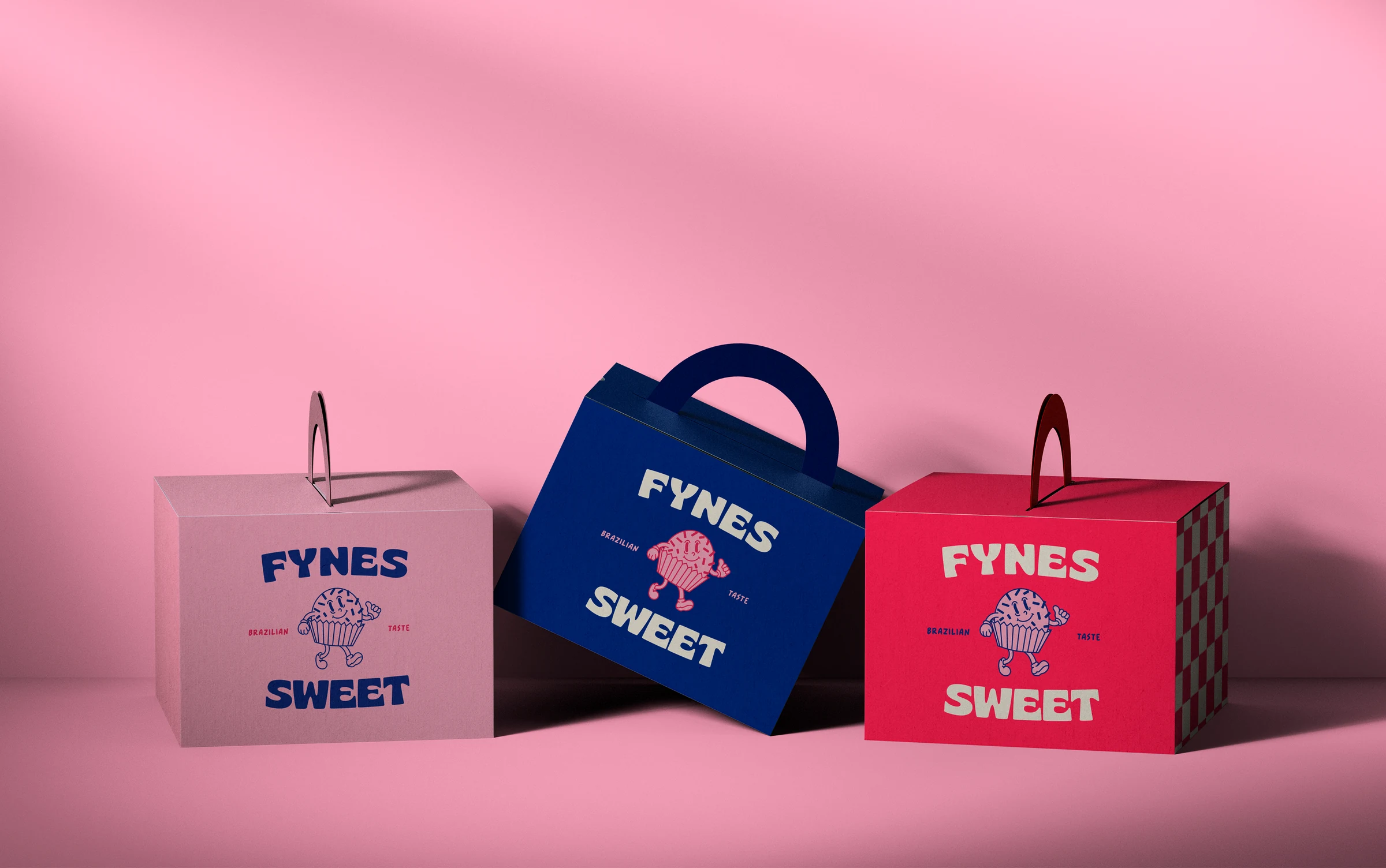 Aplicação do mascote Fynes Sweet