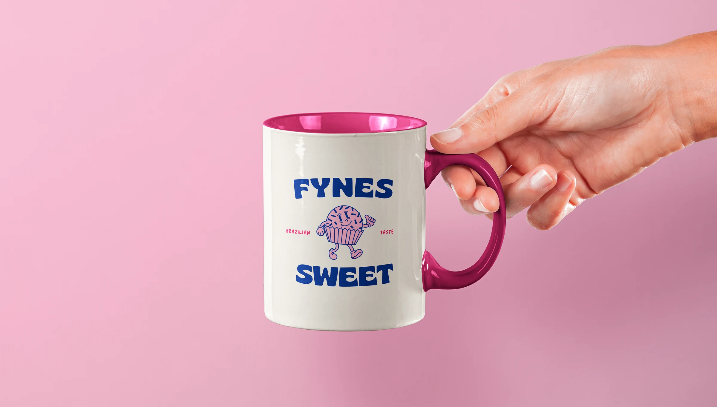 Cardápio ilustrado da Fynes Sweet
